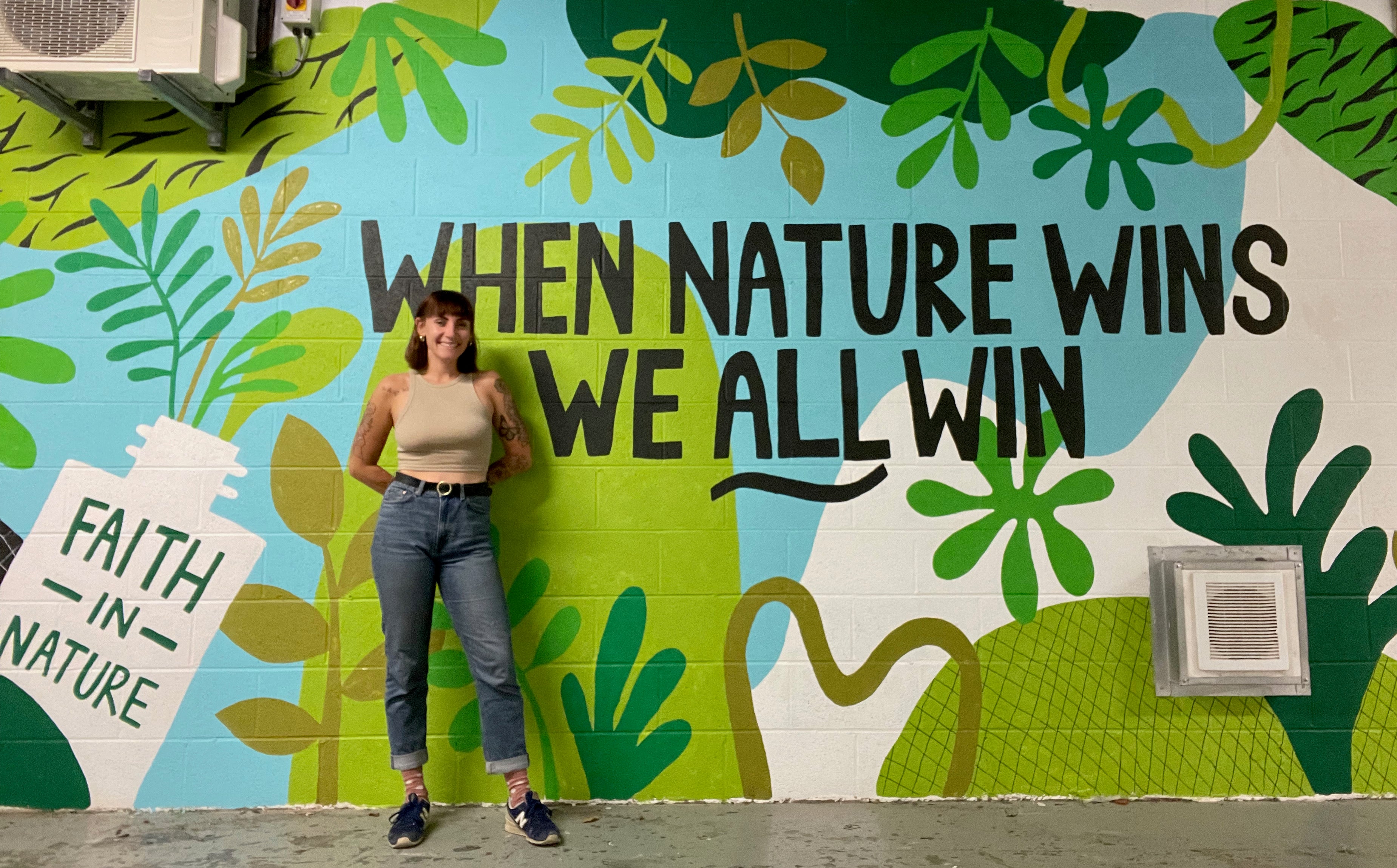 Faith in Nature mural