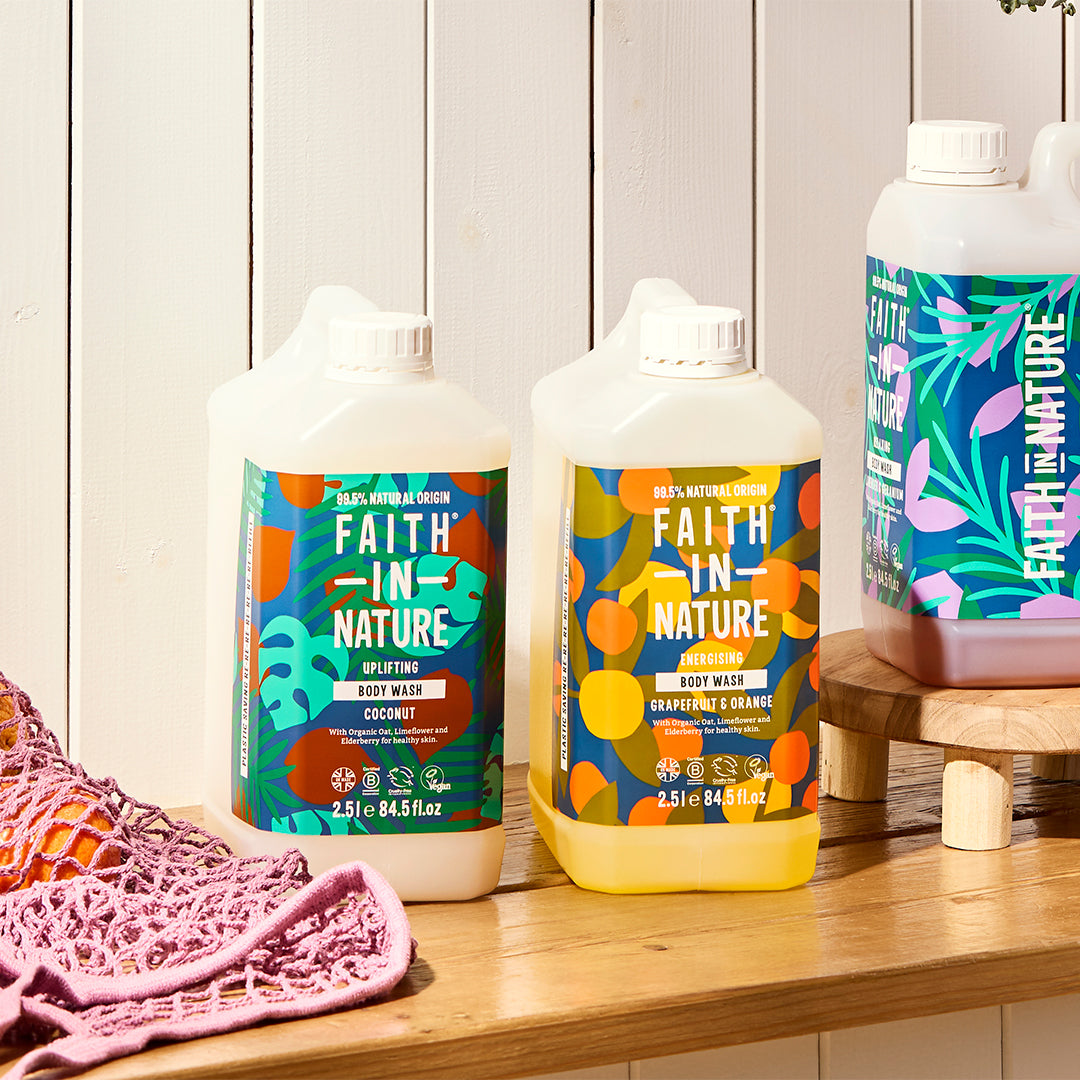 Coconut Body Wash 2.5L With Aluminium Refill Bottle