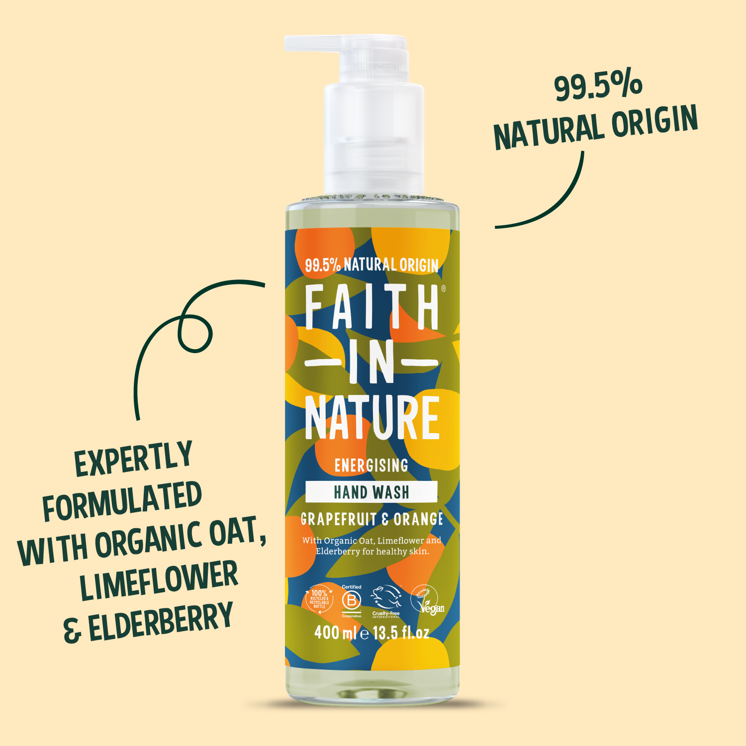 Grapefruit & Orange Hand Wash - 400ml