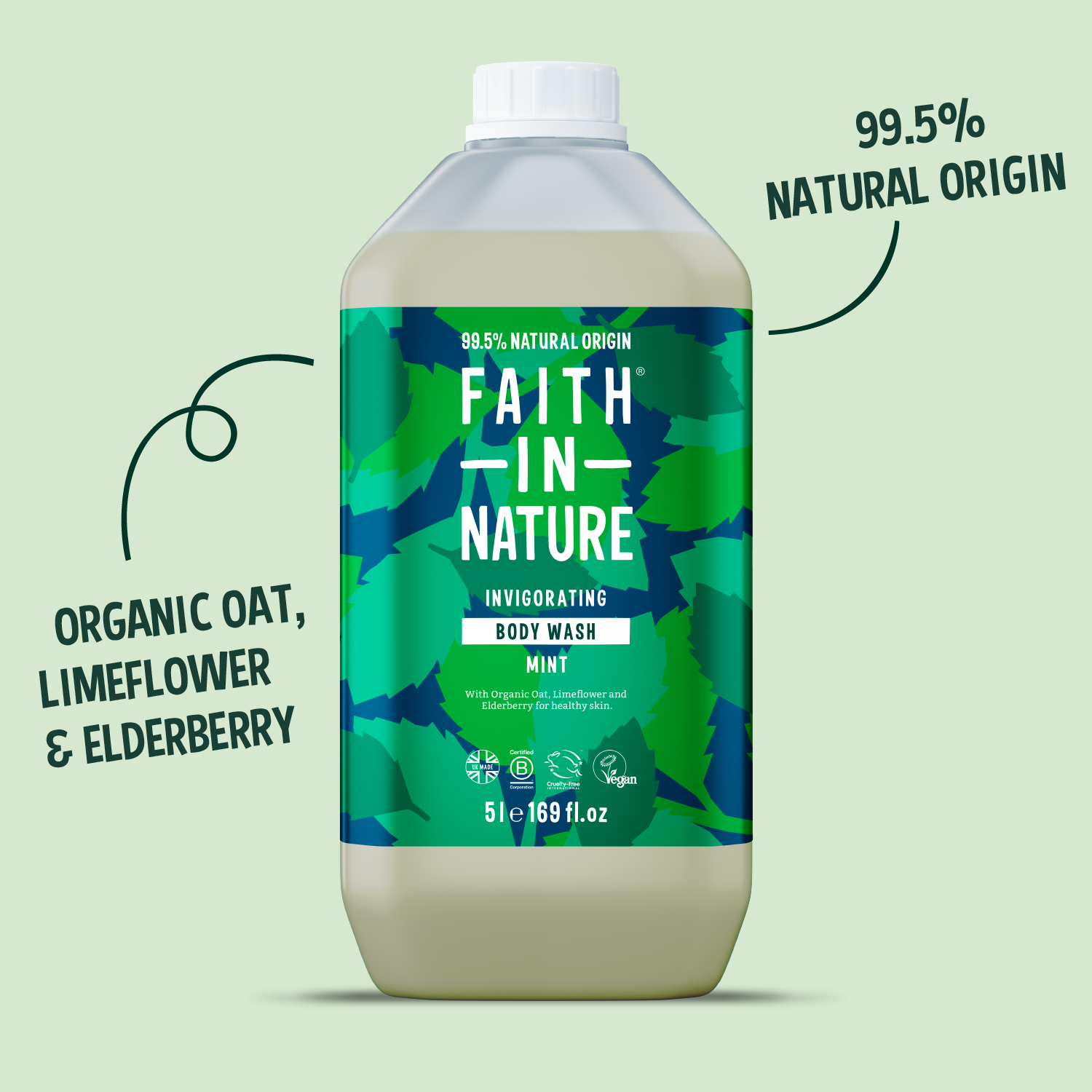 Mint Body Wash - 5L