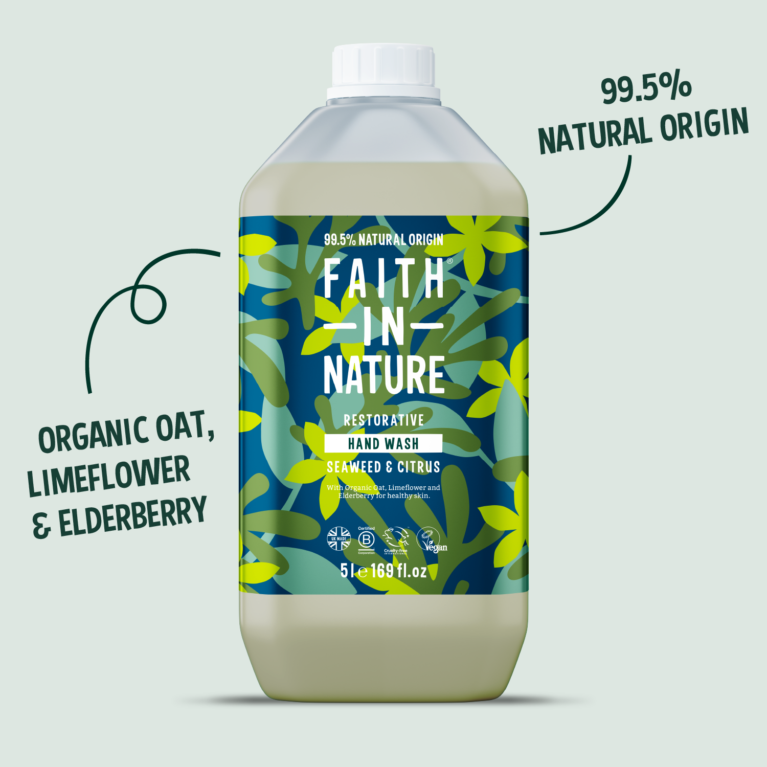 Seaweed & Citrus Hand Wash - 5L