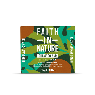 Natural coconut & shea shampoo bar - Faith In Nature - plastic free, zero waste