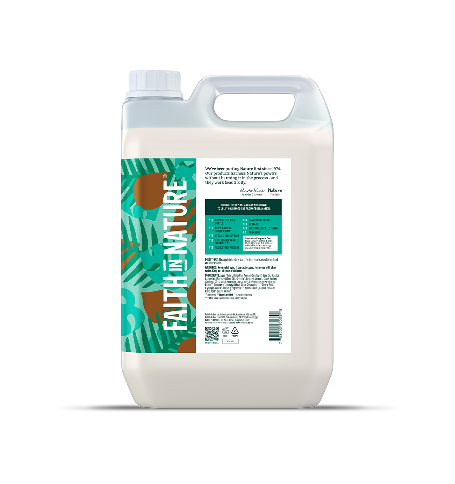 Faith In Nature Organic Coconut Body Lotion 5L Refill