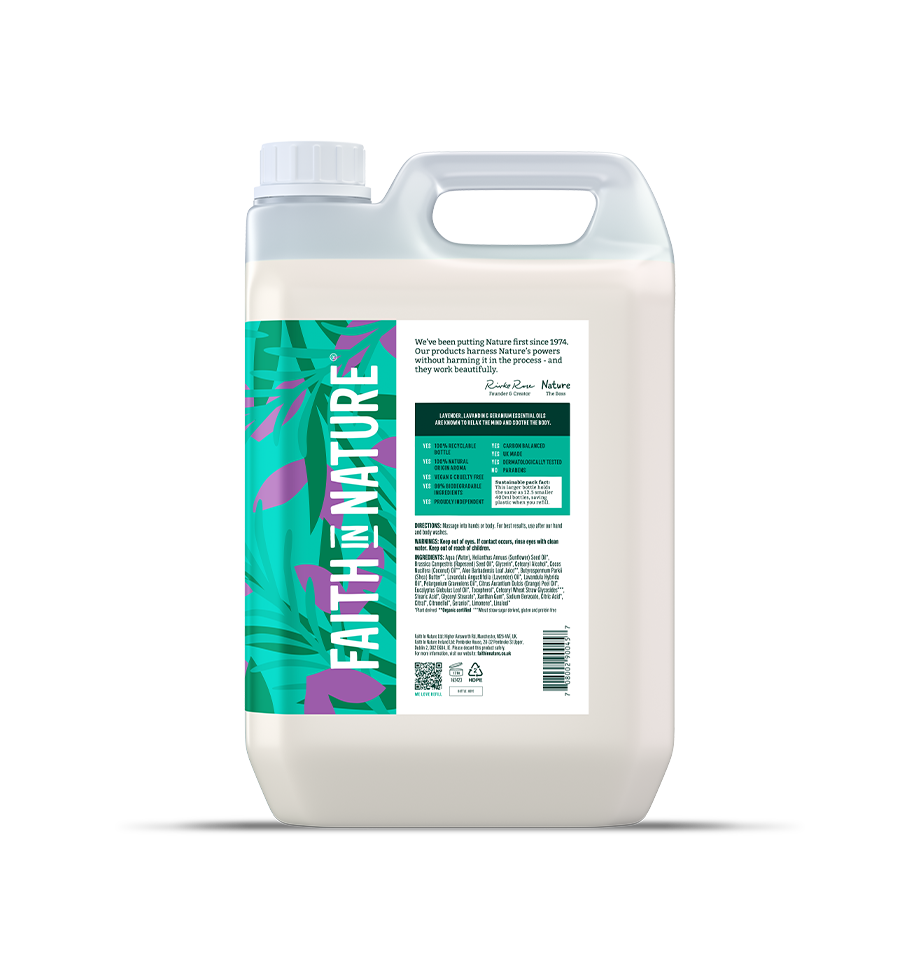 Faith In Nature 5L refill Lavender Body Lotion