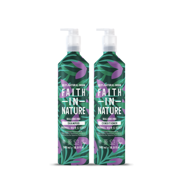 Lavender & Geranium Shampoo and Conditioner Set - 500ml Aluminium