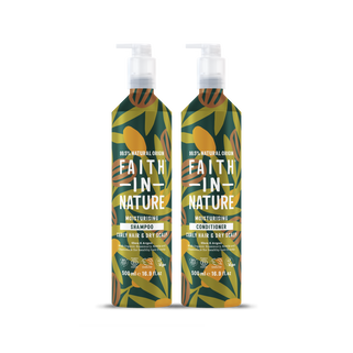 Faith In Nature Shampoo & Conditioner Set for curly hair - 500ml aluminium