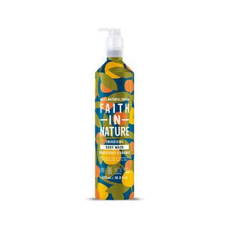 Faith In Nature 500ml aluminium natural Grapefruit & Orange natural shower gel