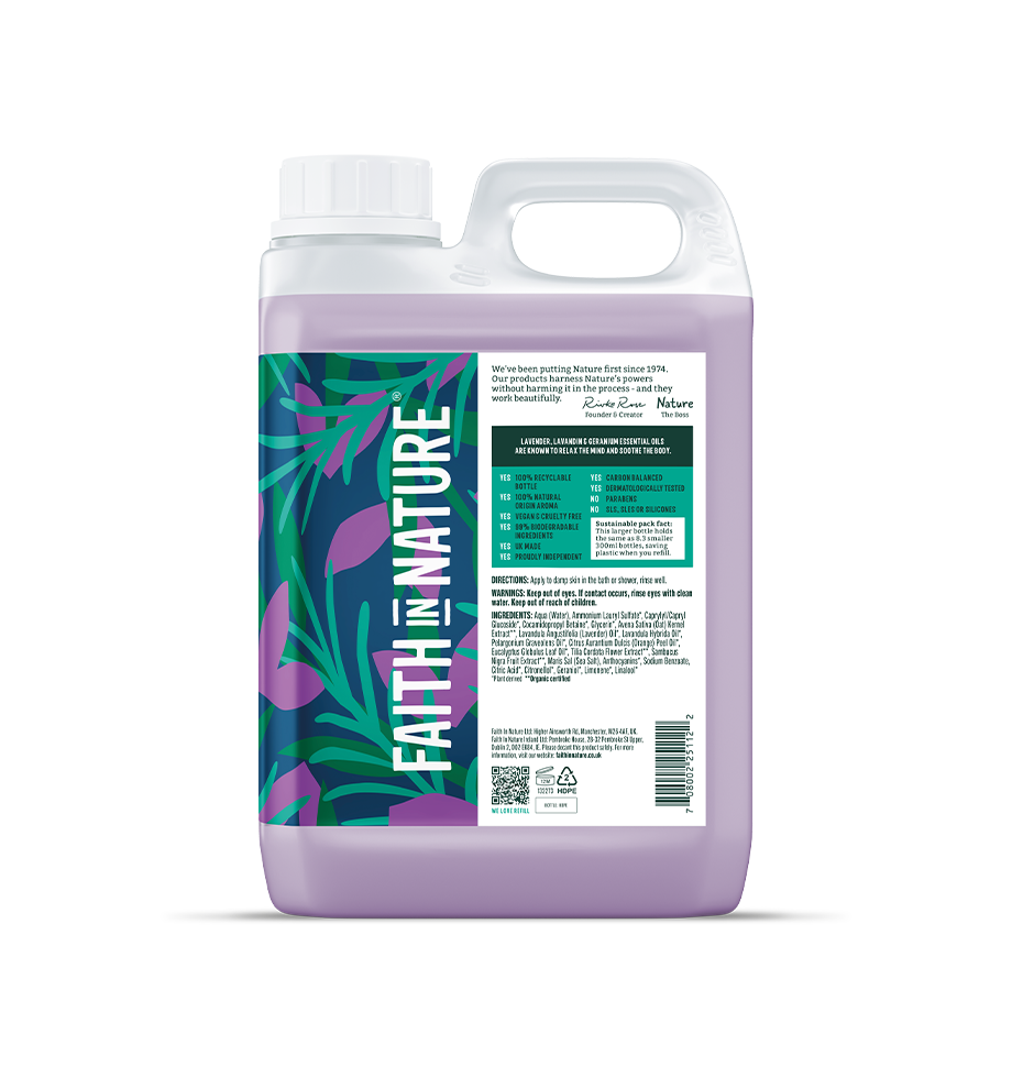 Faith In Nature Lavender & Geranium Shower Gel Refill