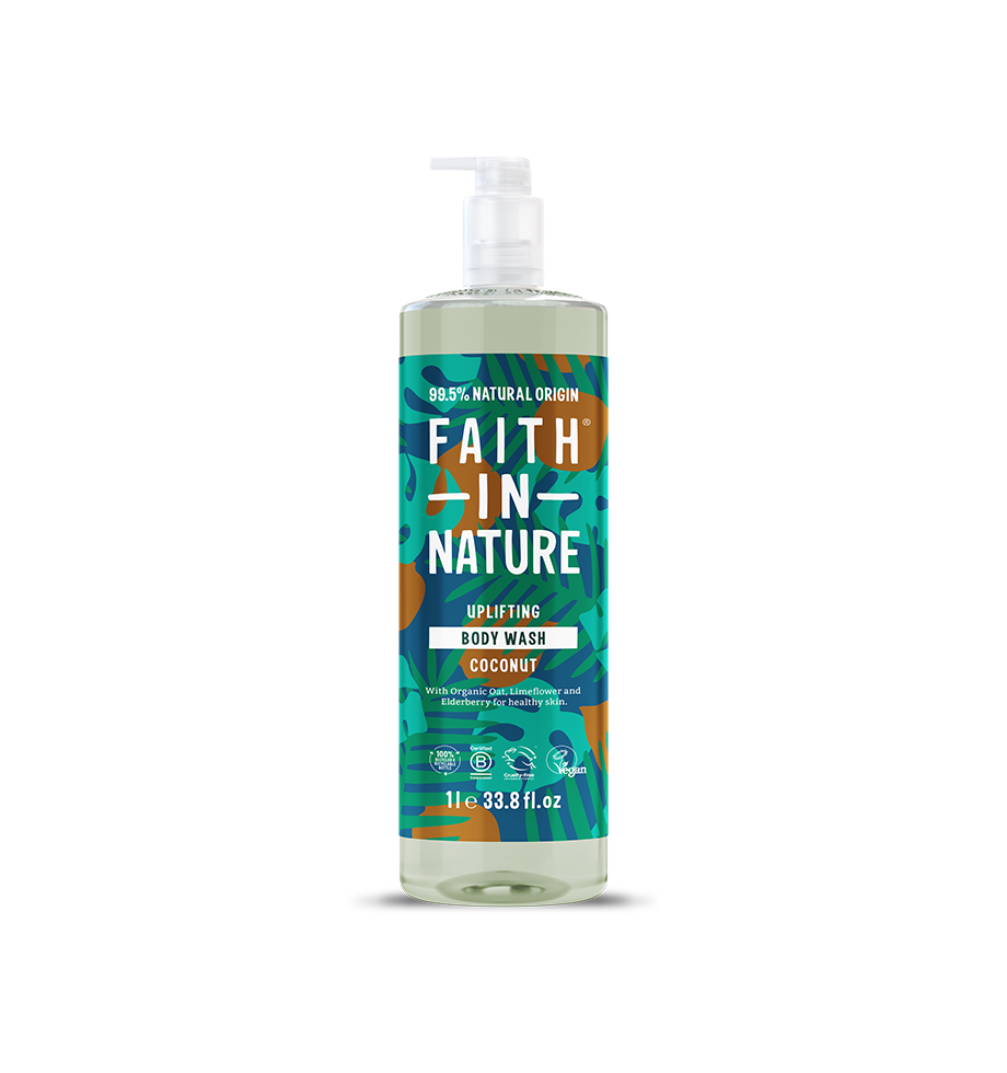 Faith In Nature 1L Organic Coconut Shower Gel