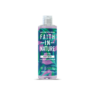 Faith In Nature Relaxing Lavender & Geranium 400ml Natural Shower Gel