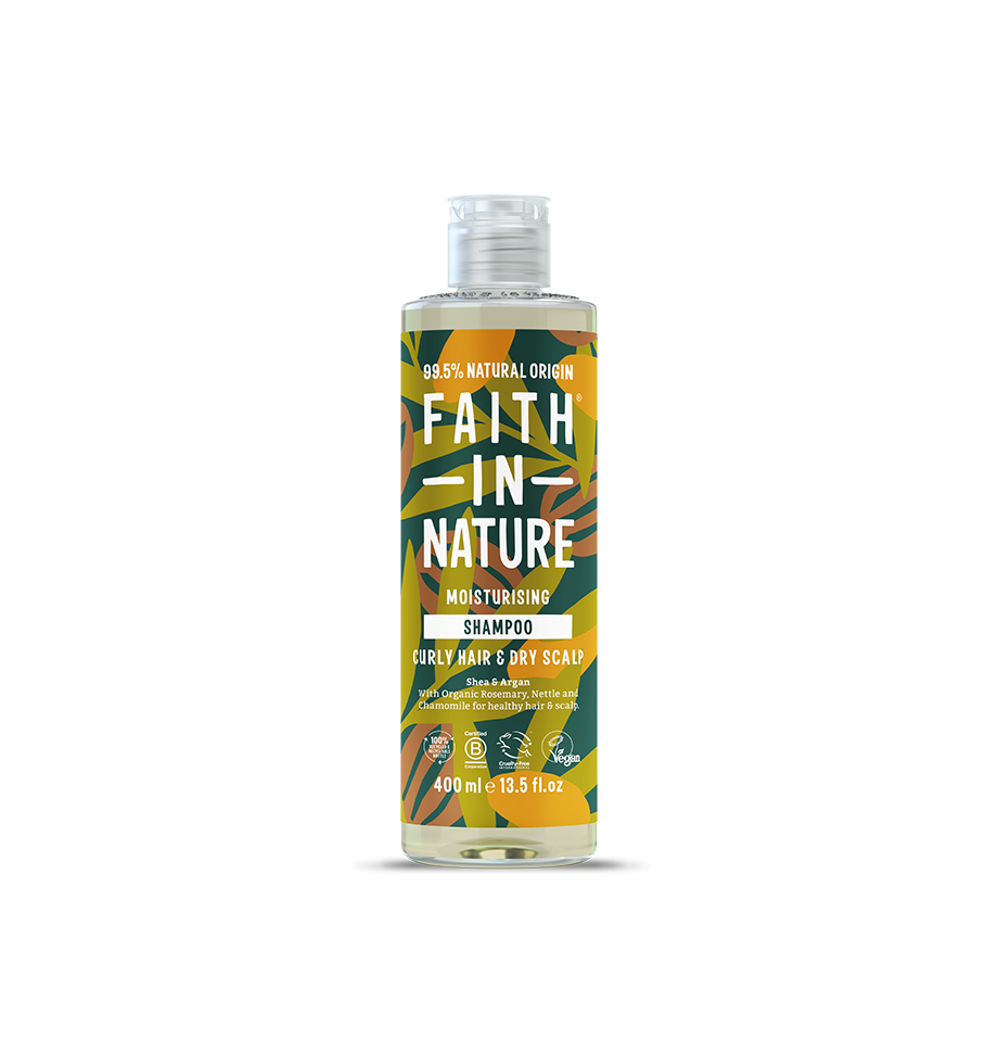 Faith In Nature Natural Shea & Argan Shampoo for Curly Hair & Dry Scalp