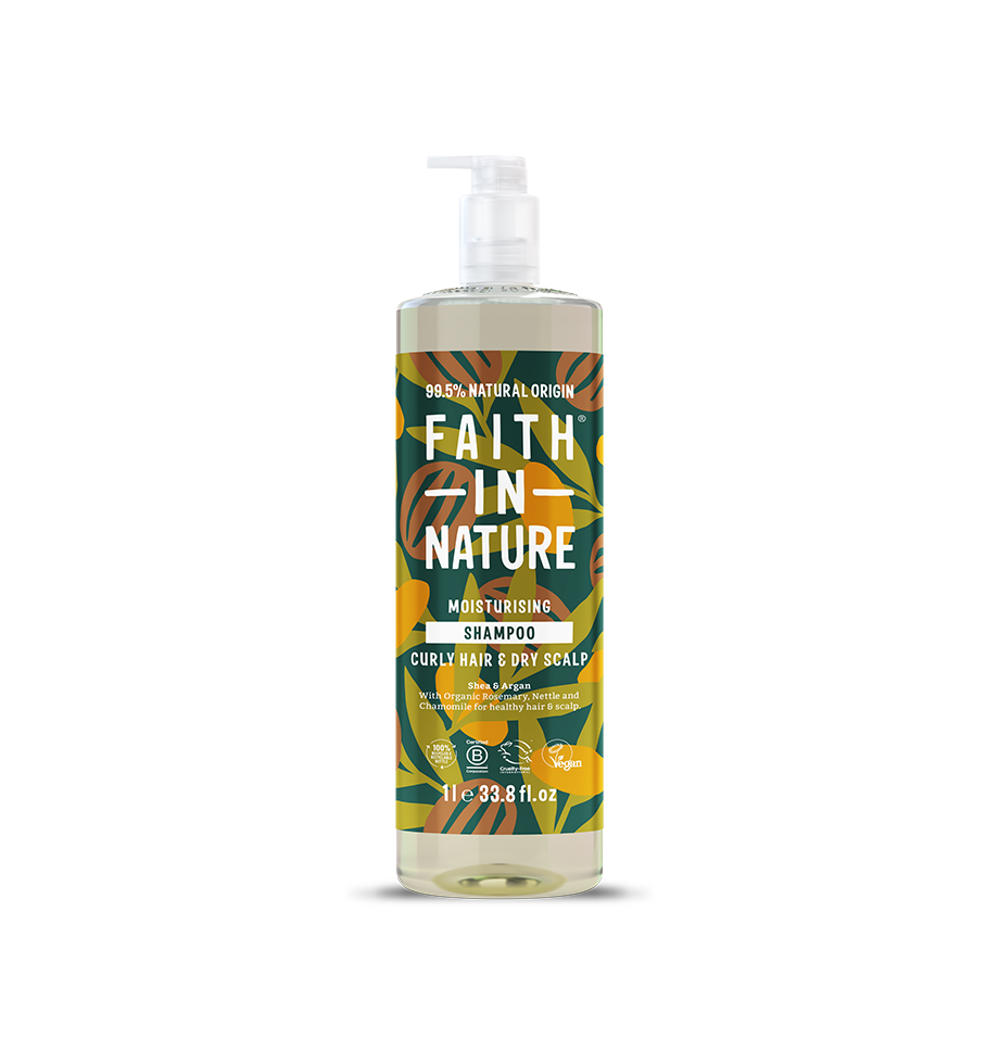 Faith In Nature Natural Shea & Argan Shampoo 1L Family Pack