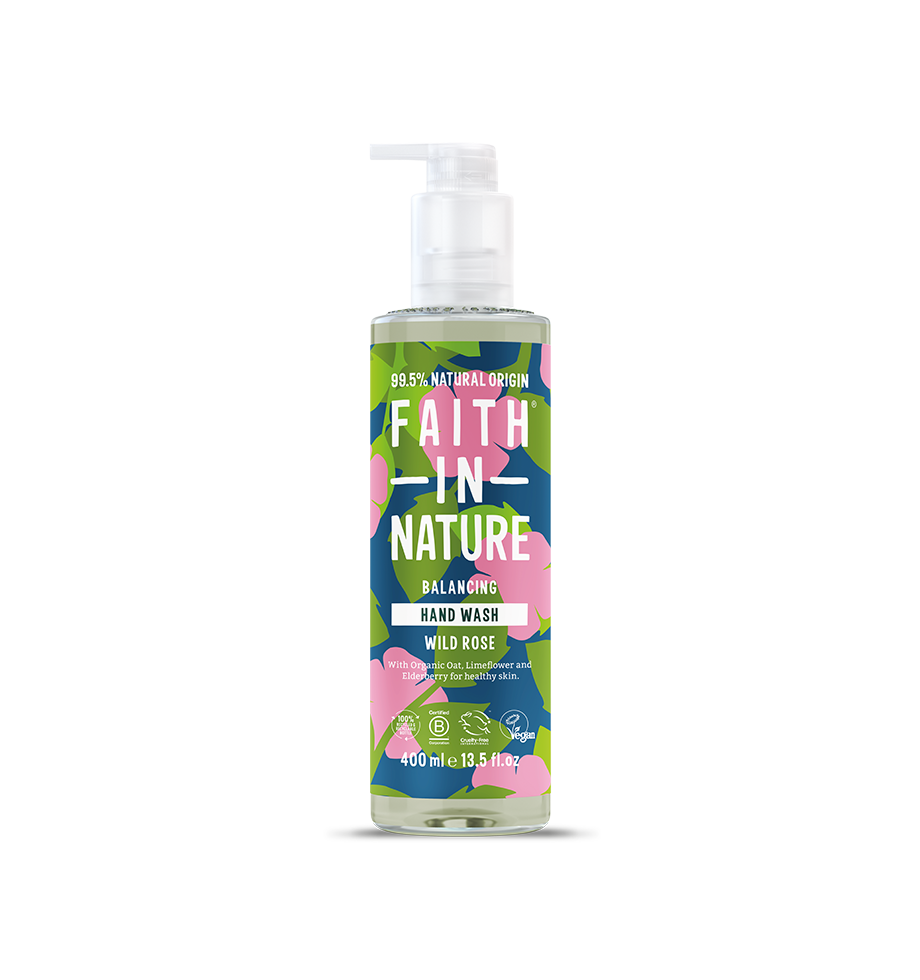 Faith In Nature Wild Rose Natural Liquid Hand Wash