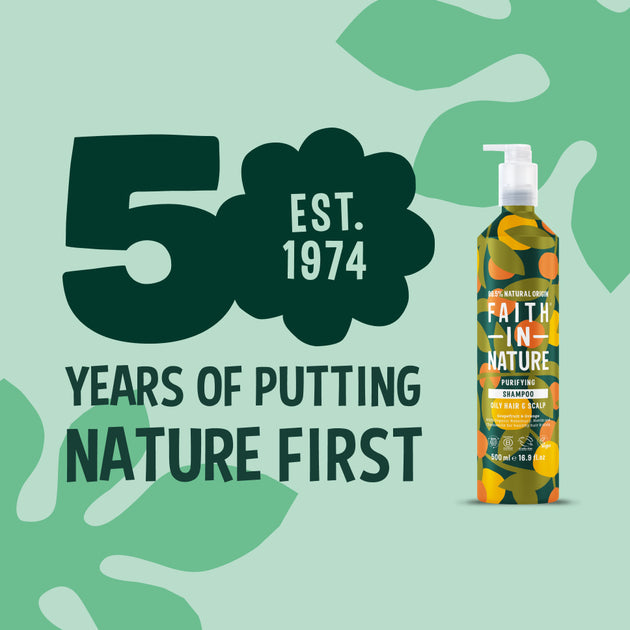 Grapefruit & Orange Shampoo | 500ml Metal Bottle | Faith In Nature
