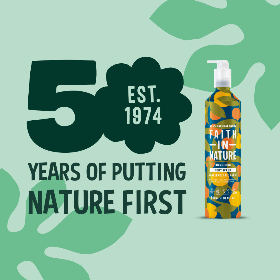 Natural orange shower gel
