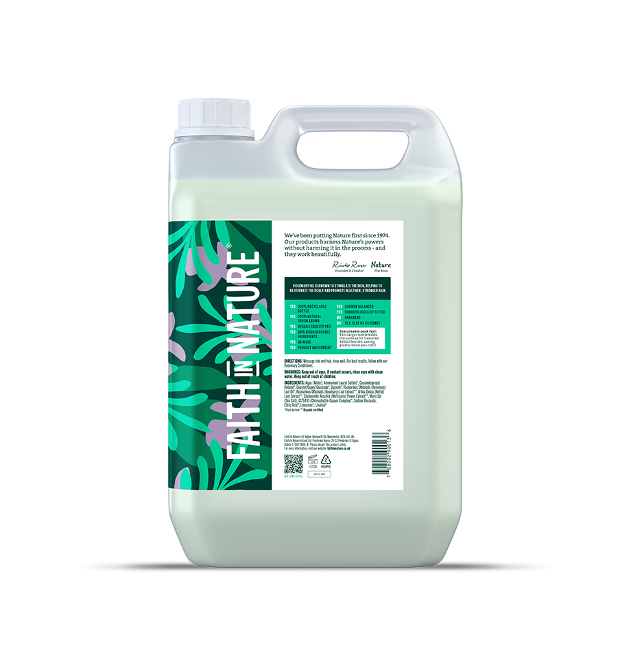 Rosemary Oil Natural Shampoo for Normal Hair 5L Refill