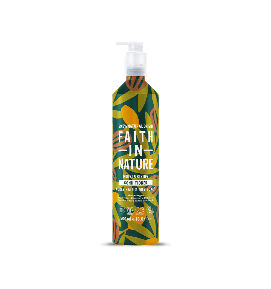 Faith In Nature 500ml aluminium conditioner for curly hair - Shea & Argan