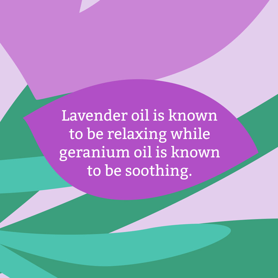 Shower gel with lavender oil