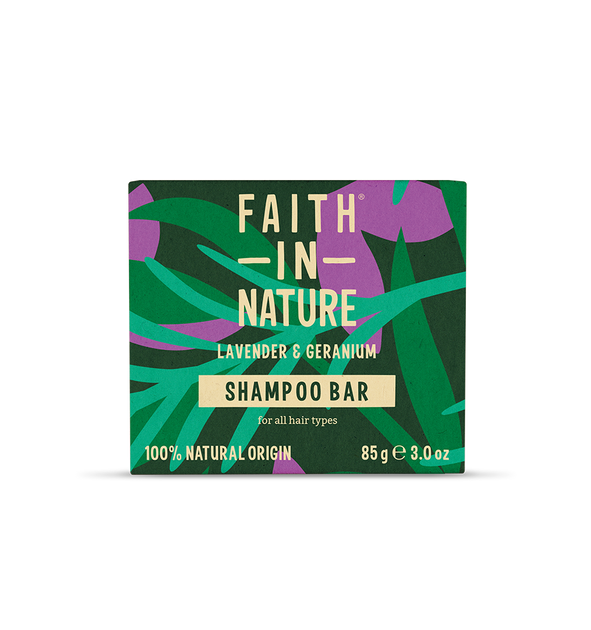 Lavender & Geranium Shampoo Bar | Natural Shampoo | Faith In Nature