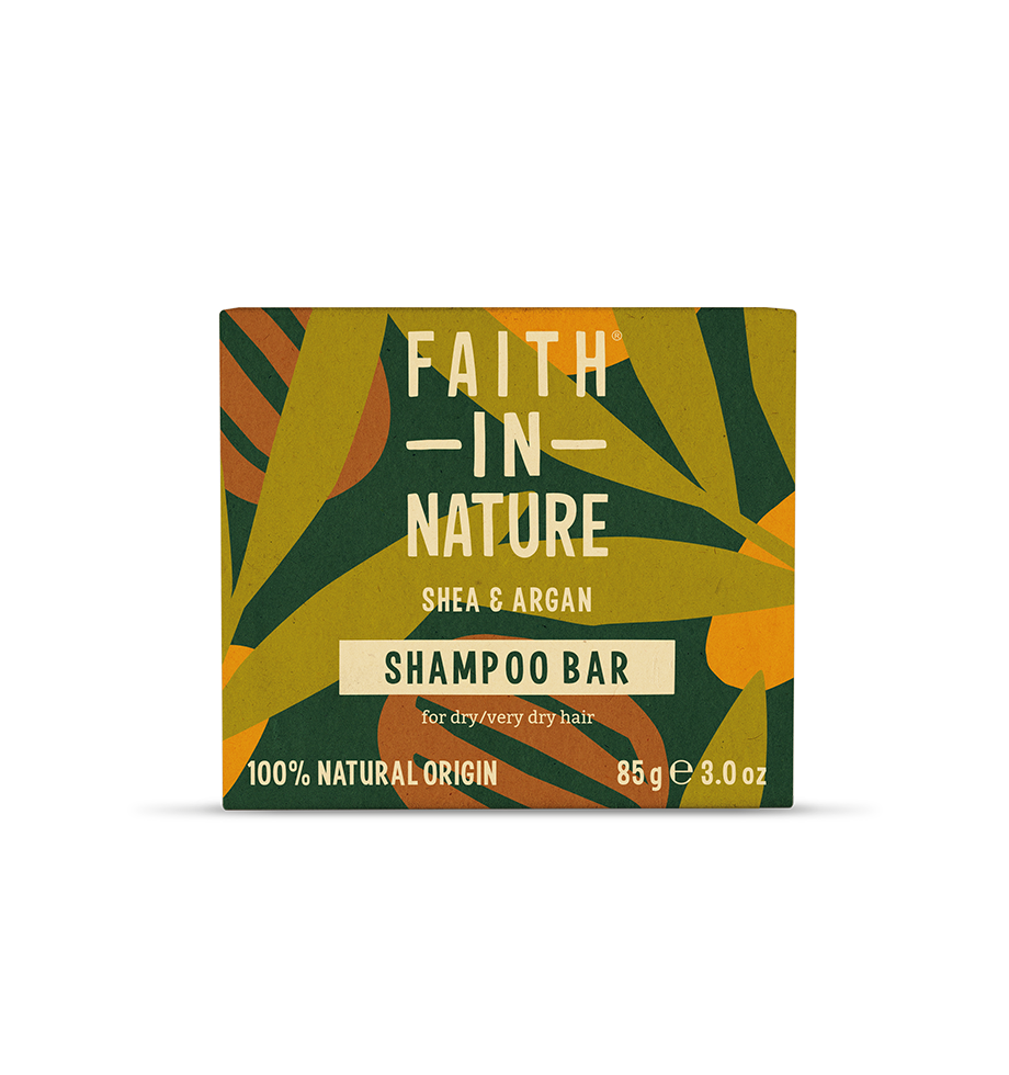 Shea & Argan Natural Shampoo Bar - Curly Girl Method Approved - Faith In Nature