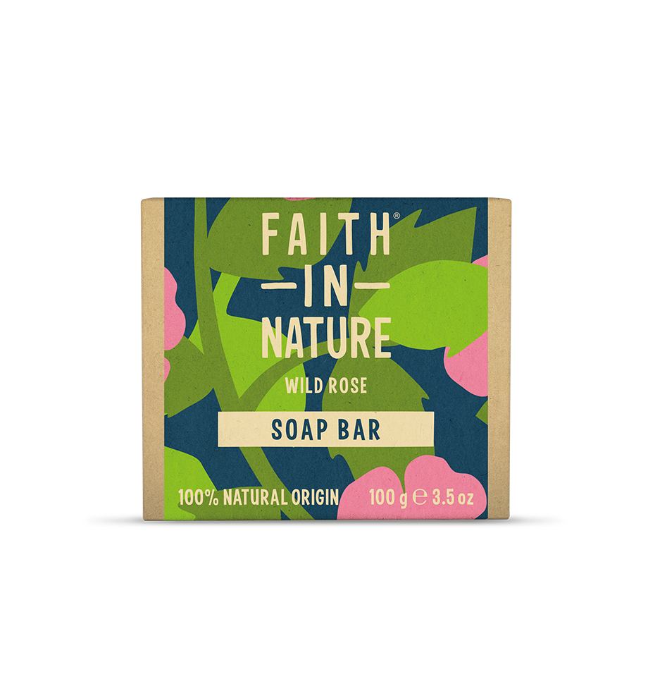 Wild Rose Natural Hand Soap - Vegan Soap - Faith In Nature