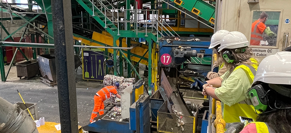 Behind the Scenes at a Recycling Centre
