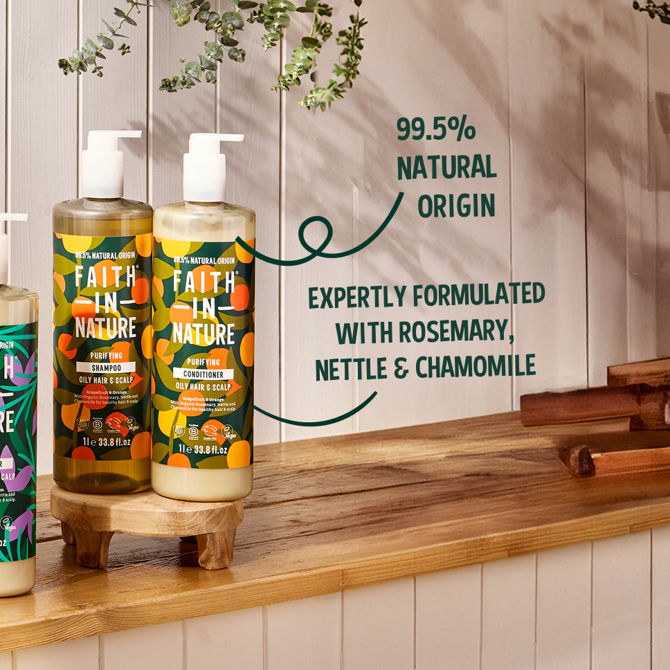 Grapefruit & Orange 1L shampoo & conditioner set