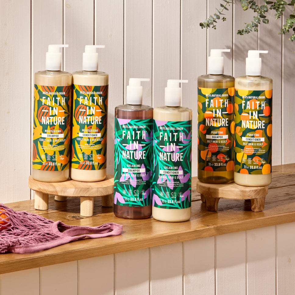 Lavender & Geranium 1L shampoo & conditioner set
