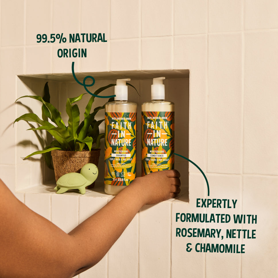 Shea & Argan 1L shampoo & conditioner set