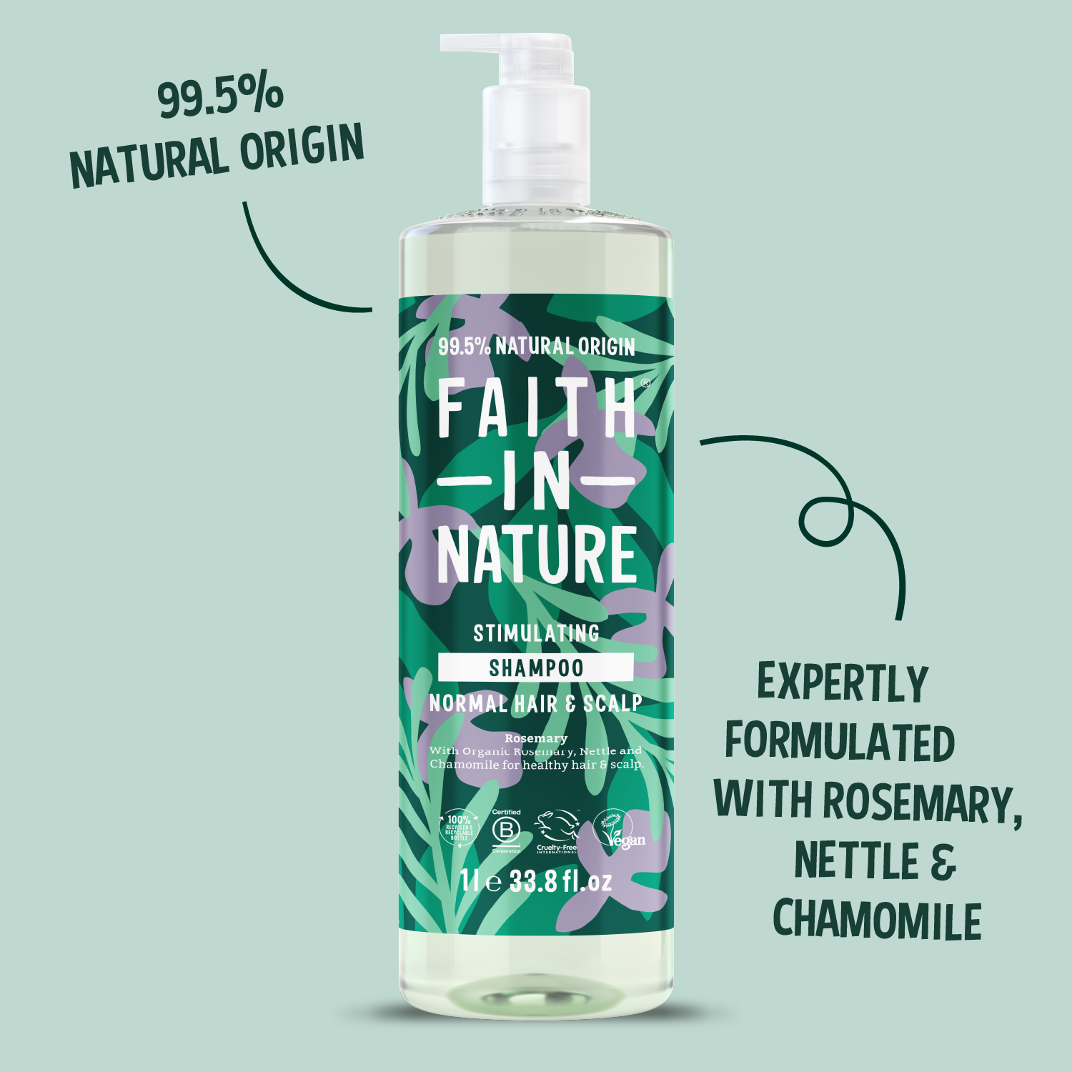 Rosemary shampoo - 1L