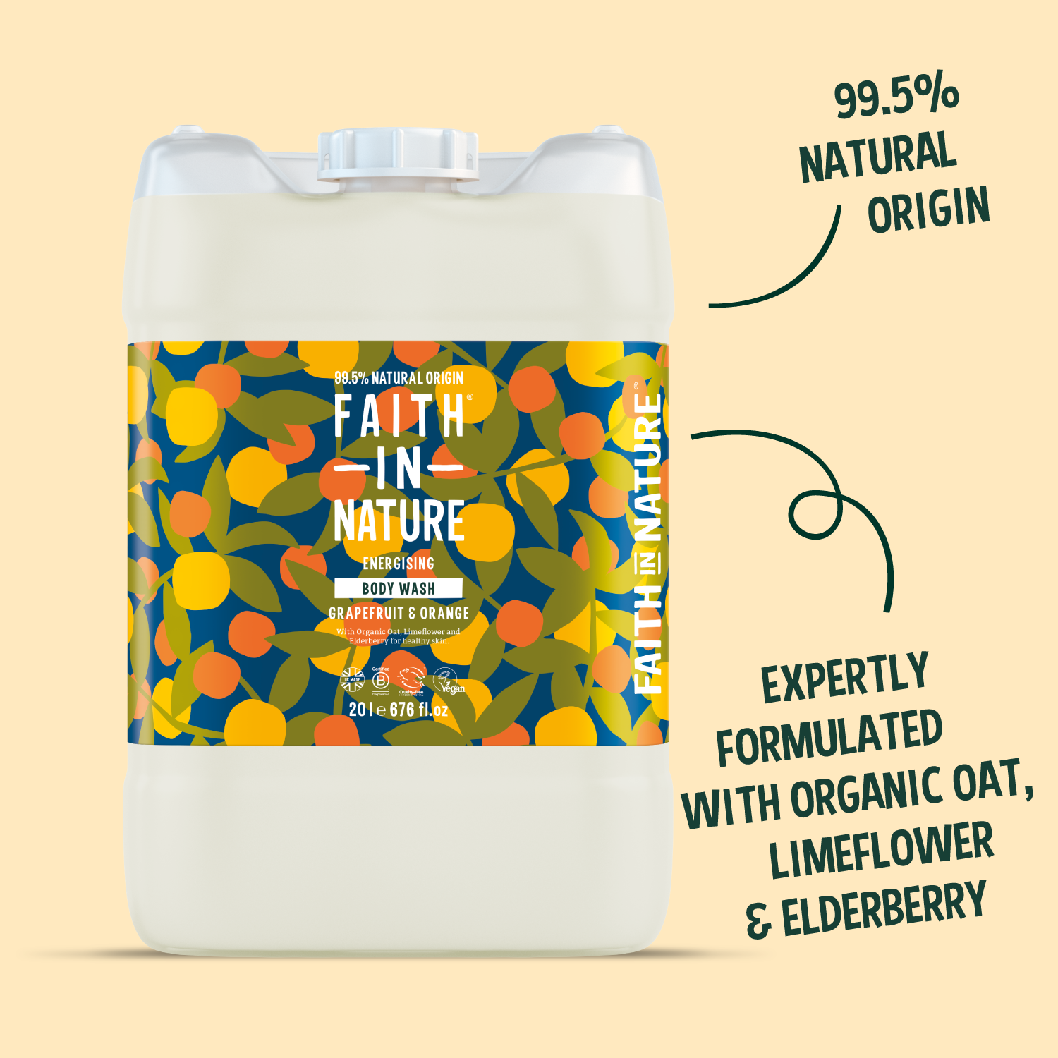 Grapefruit & Orange body wash - 20L