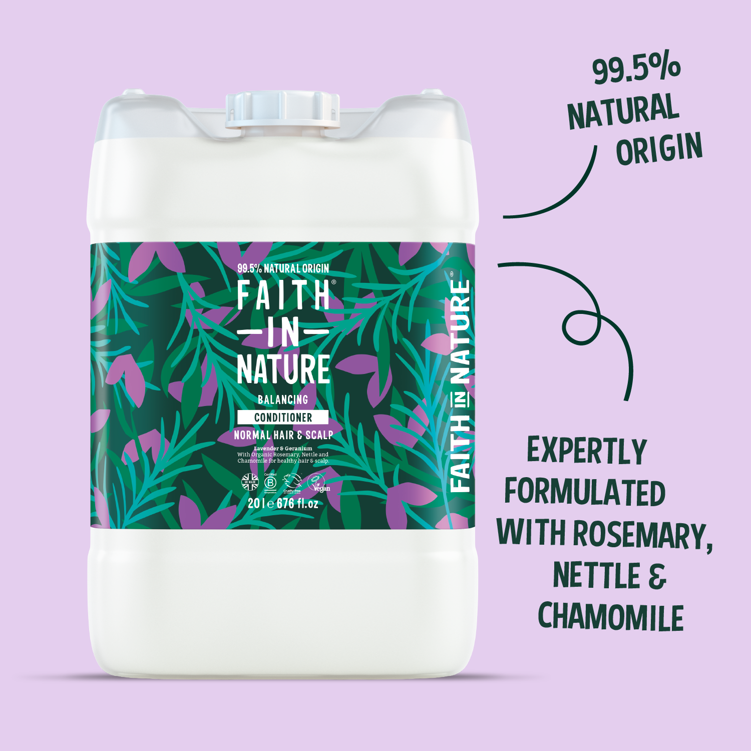 Lavender & Geranium conditioner - 20L