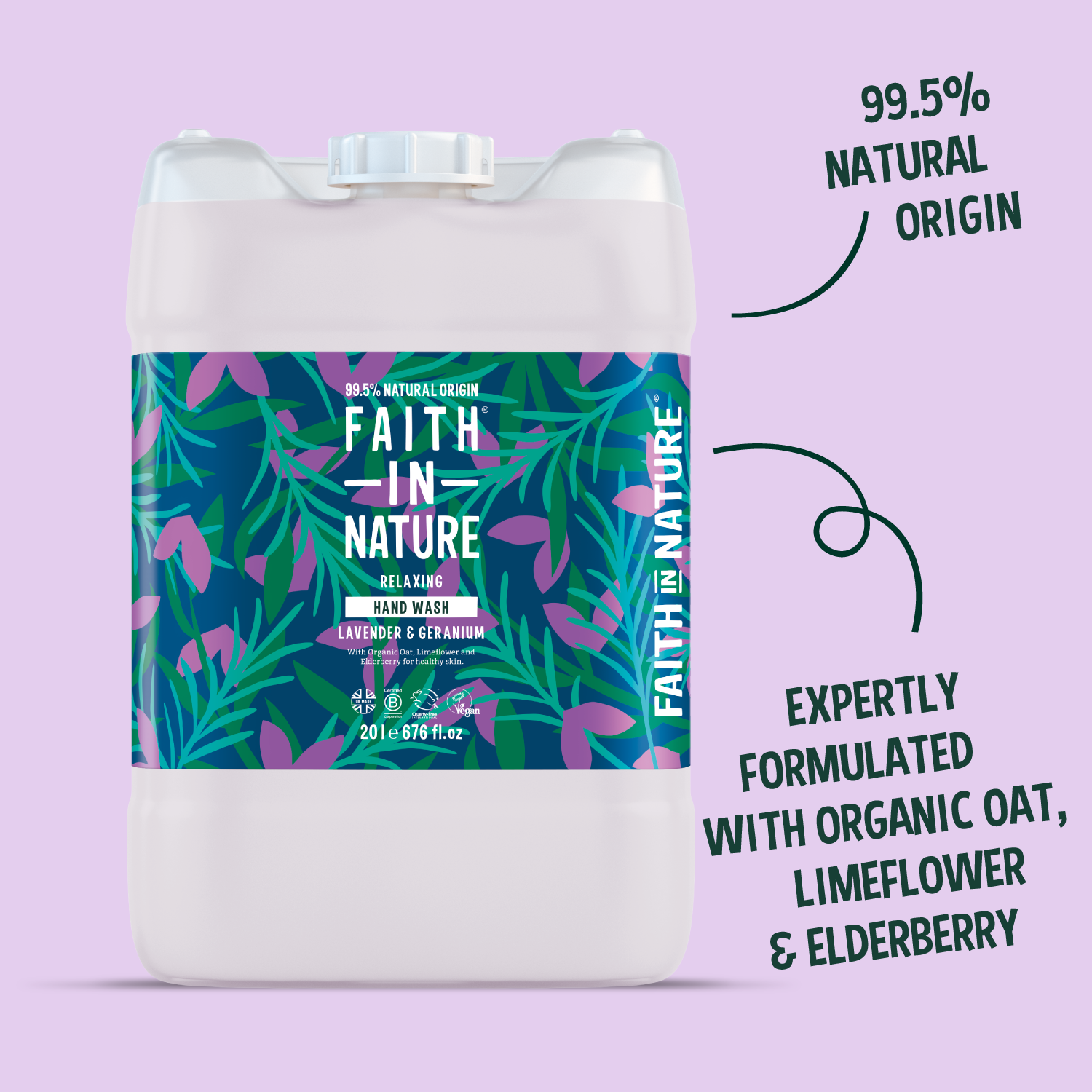 Lavender & Geranium hand wash - 20L