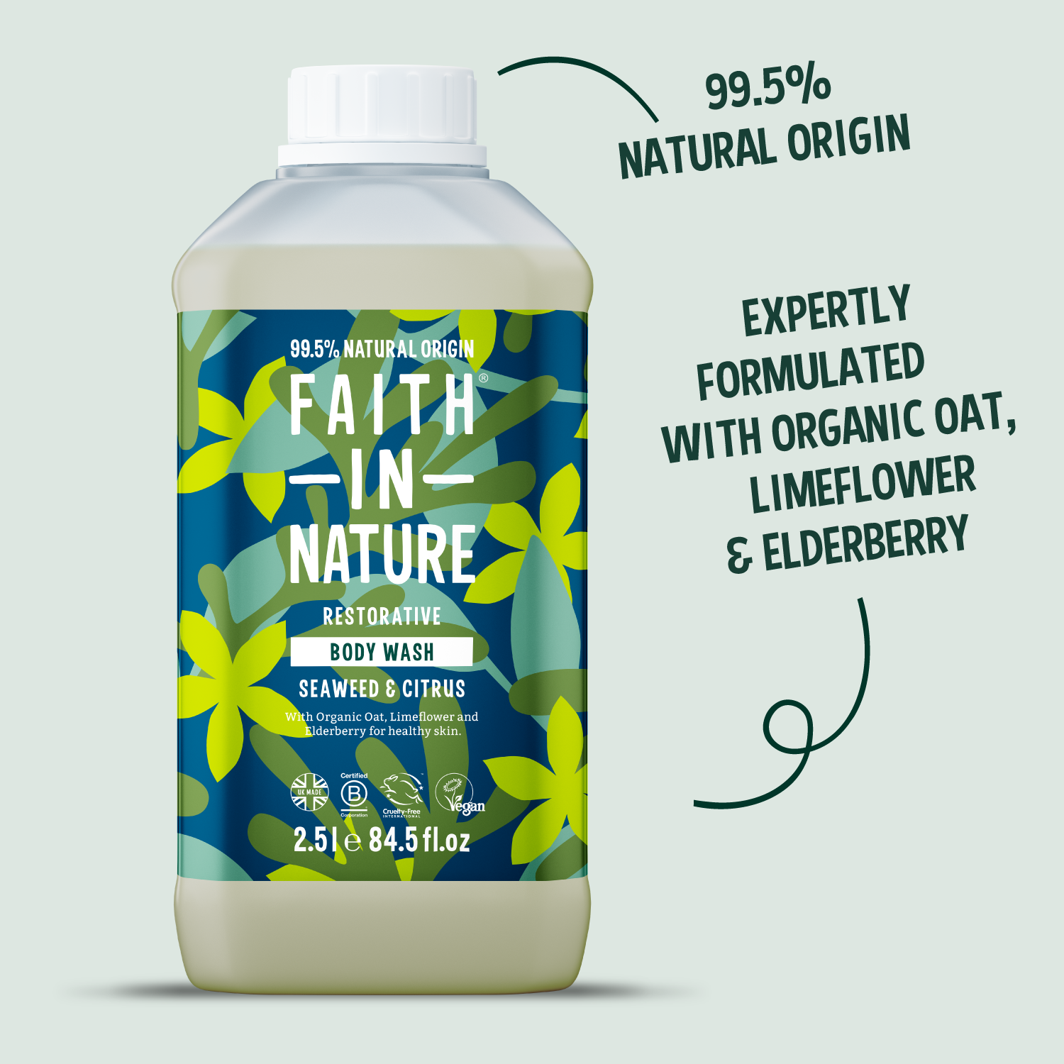 Seaweed & Citrus body wash - 2.5L