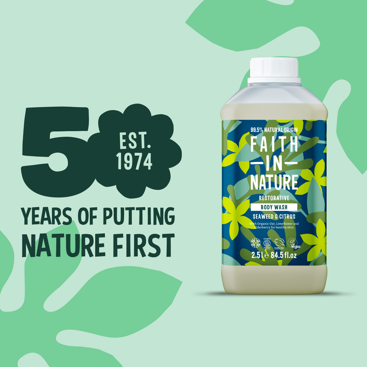 Seaweed & Citrus body wash - 2.5L