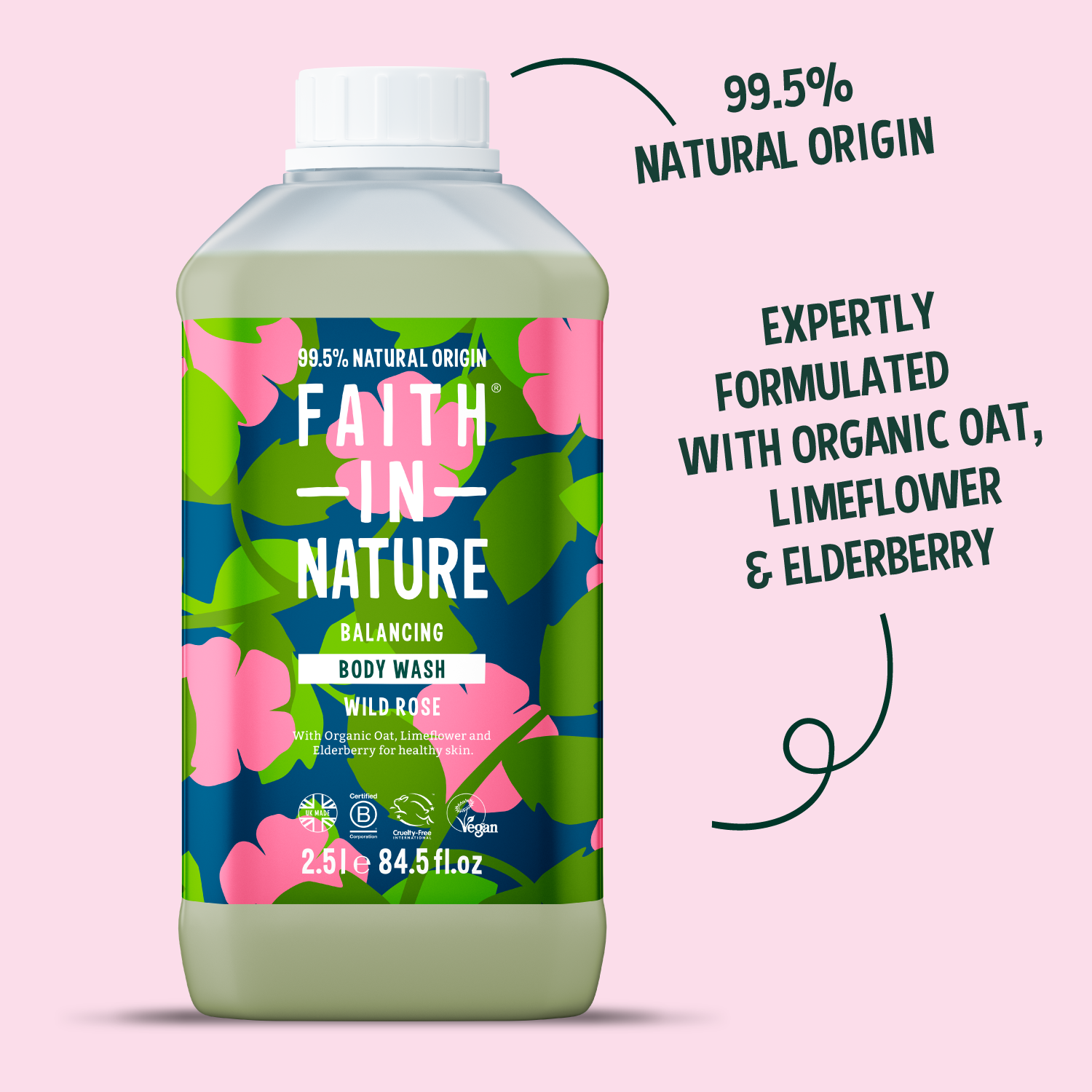 Wild Rose body wash - 2.5L