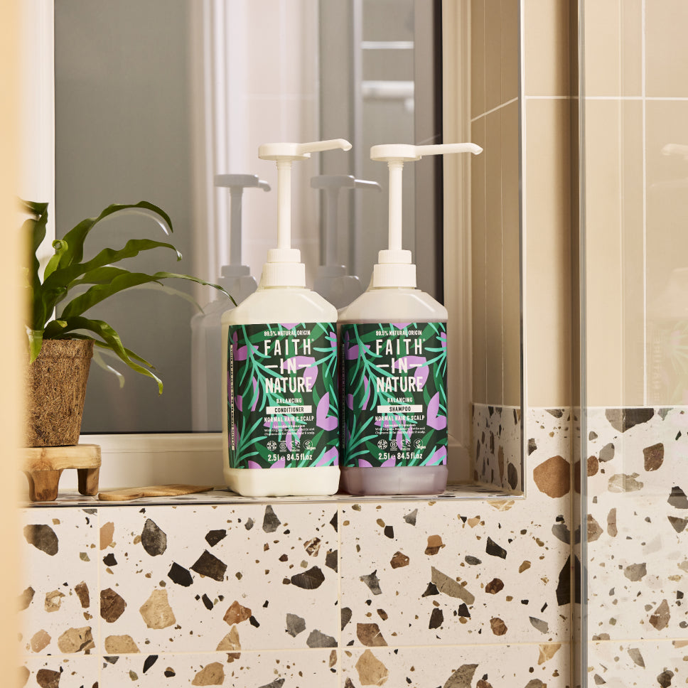 Lavender & Geranium shampoo & conditioner set - 2.5L