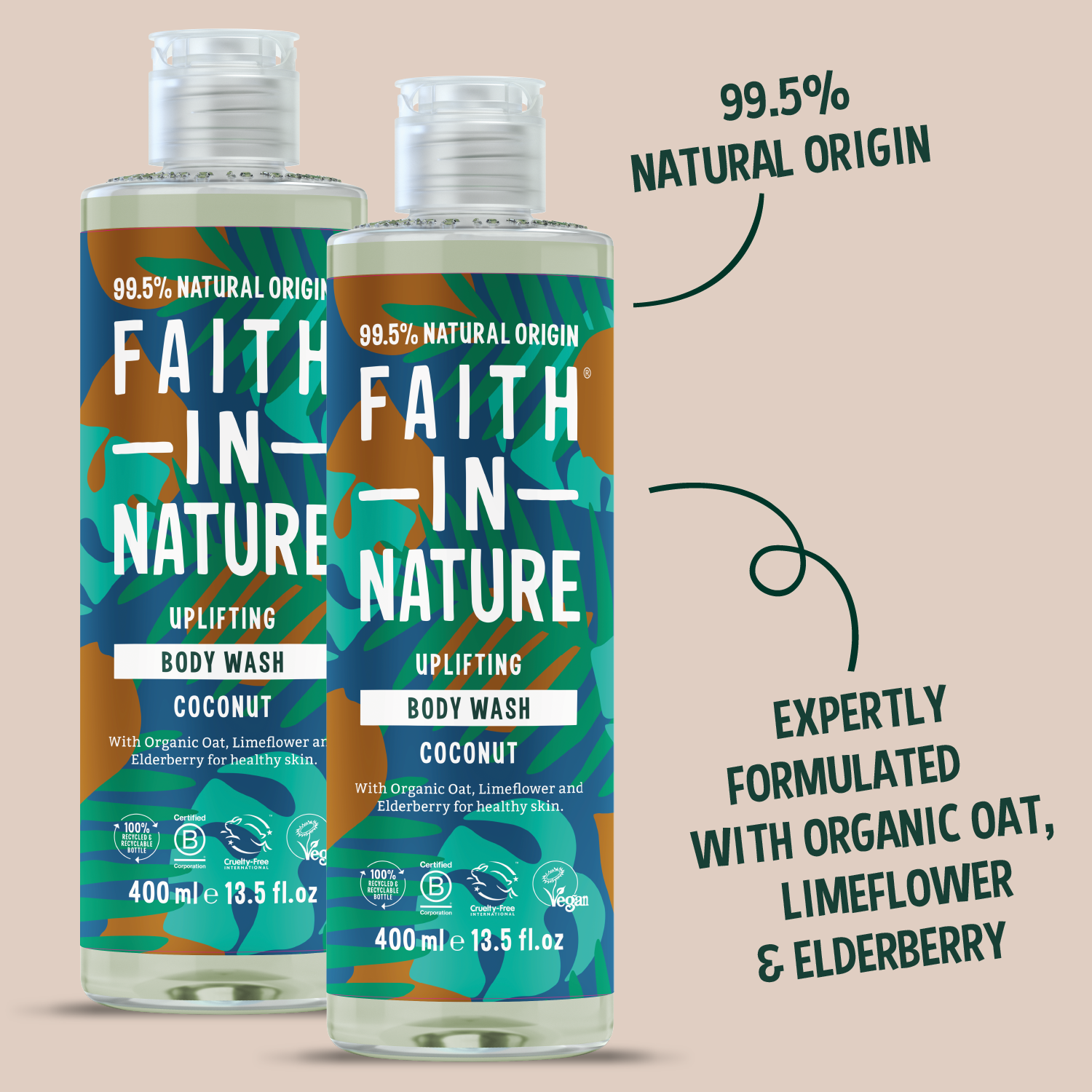 Coconut body wash duo