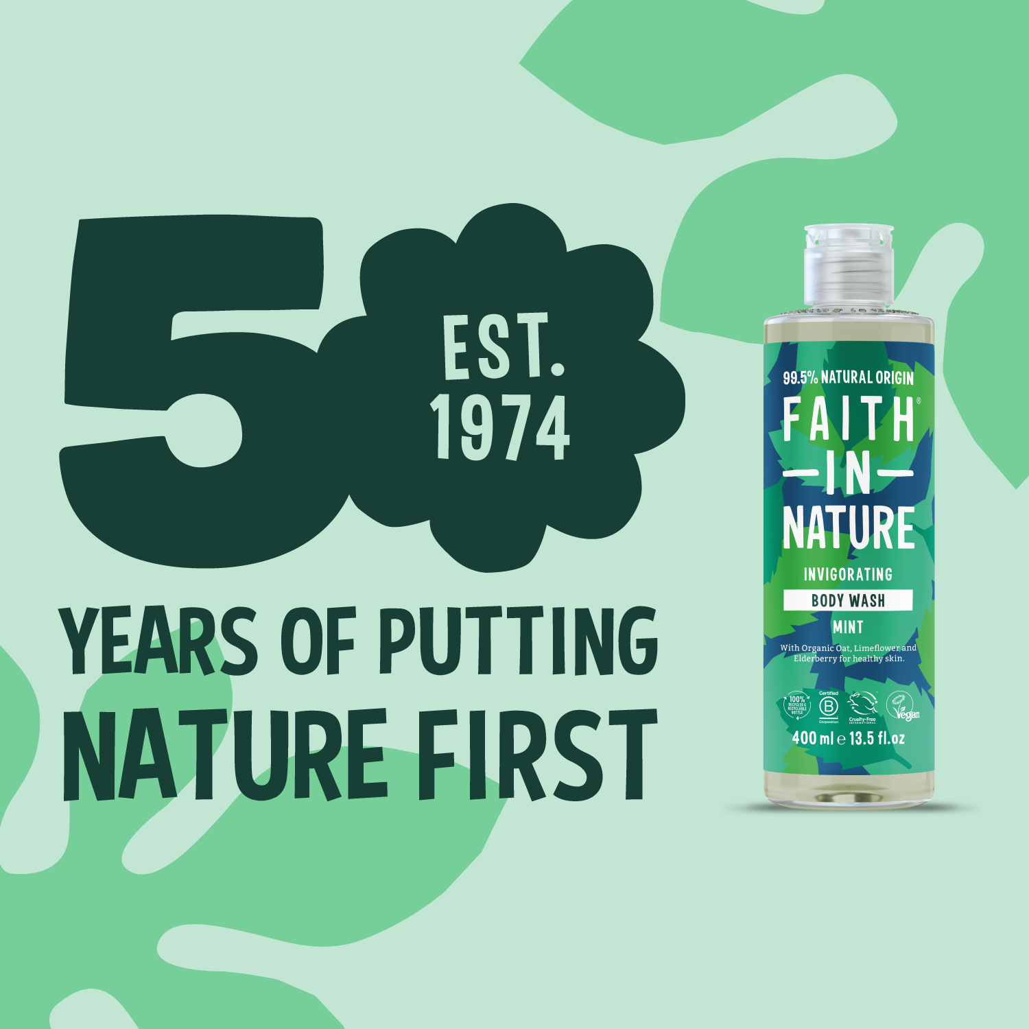 Mint body wash - 400ml