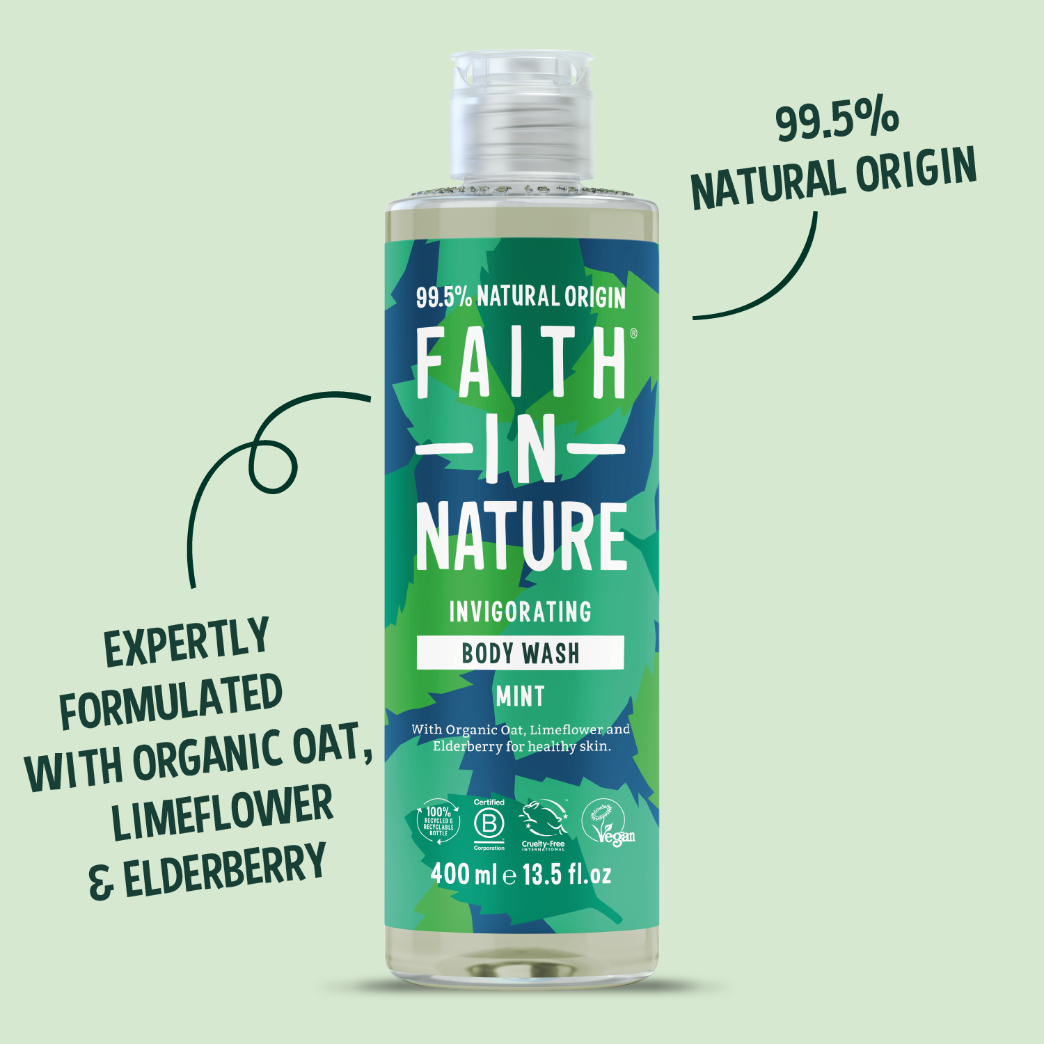 Mint body wash - 400ml
