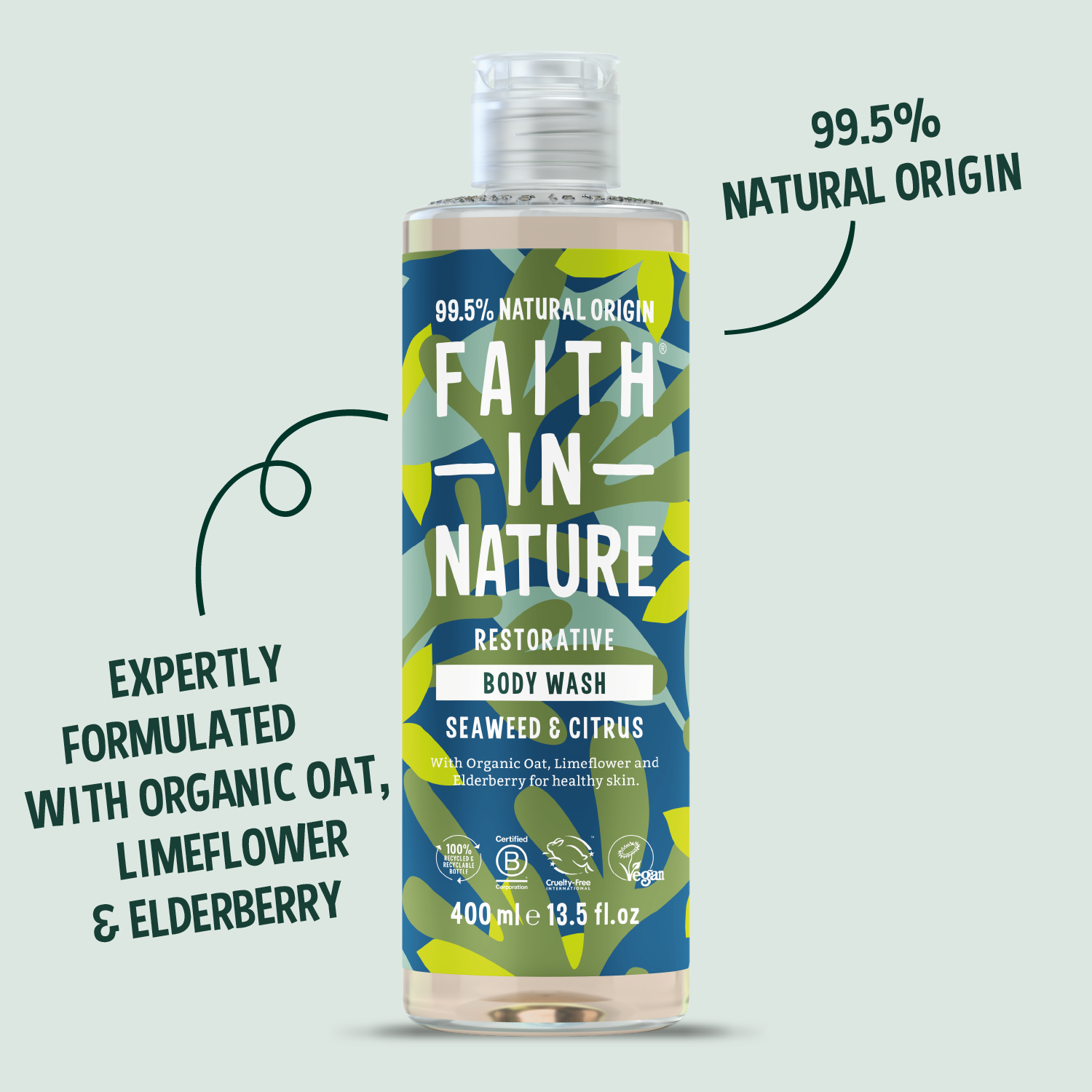 Seaweed & Citrus body wash - 400ml