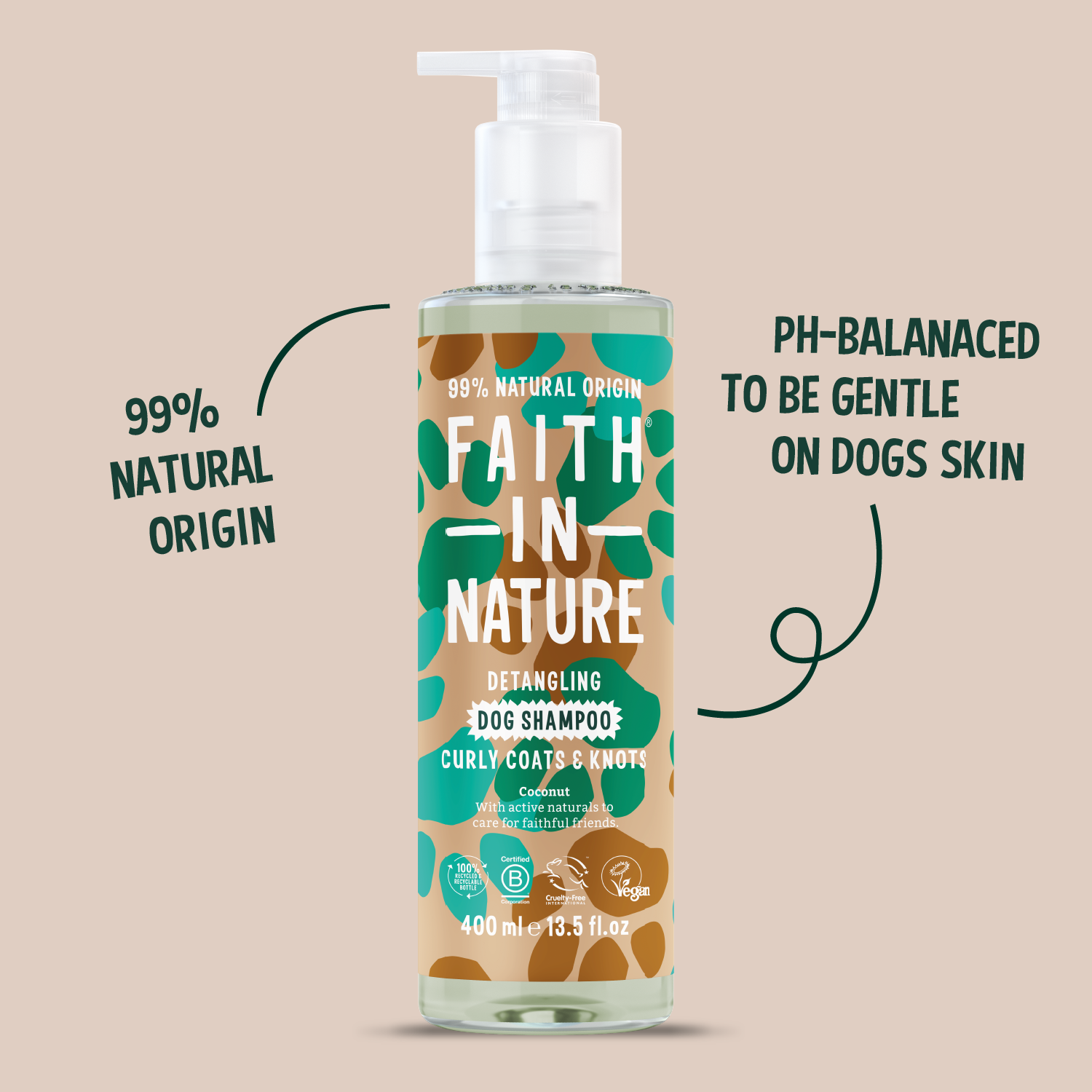 Coconut dog shampoo - 400ml