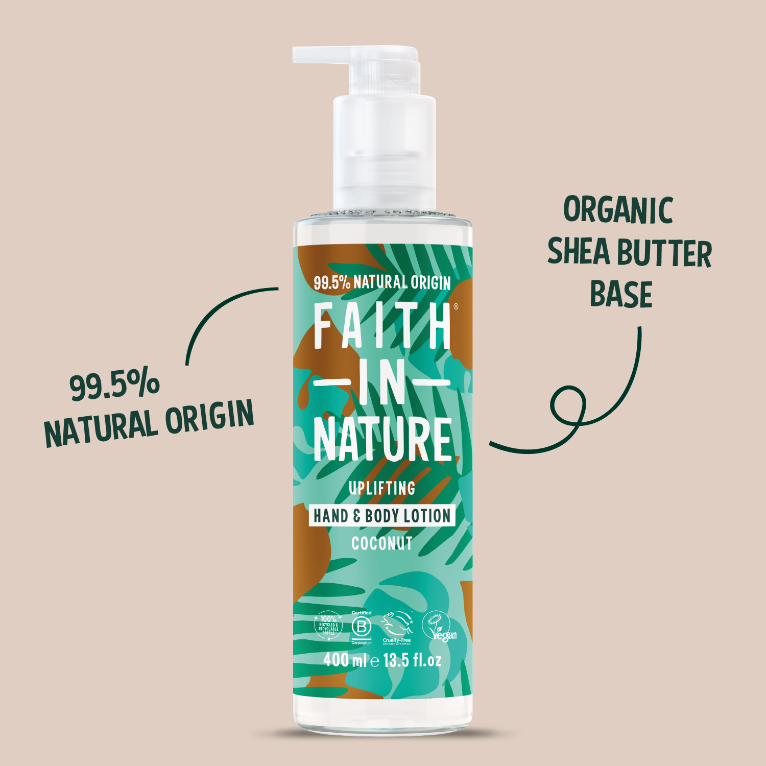 Coconut hand and body lotion - 400ml