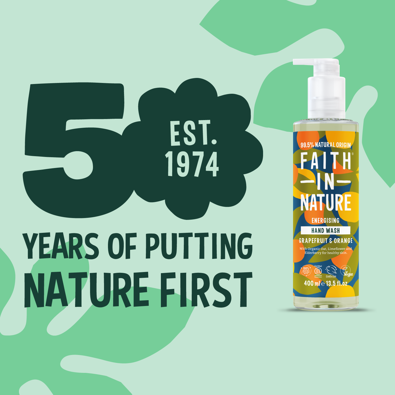 Grapefruit & Orange hand wash - 400ml