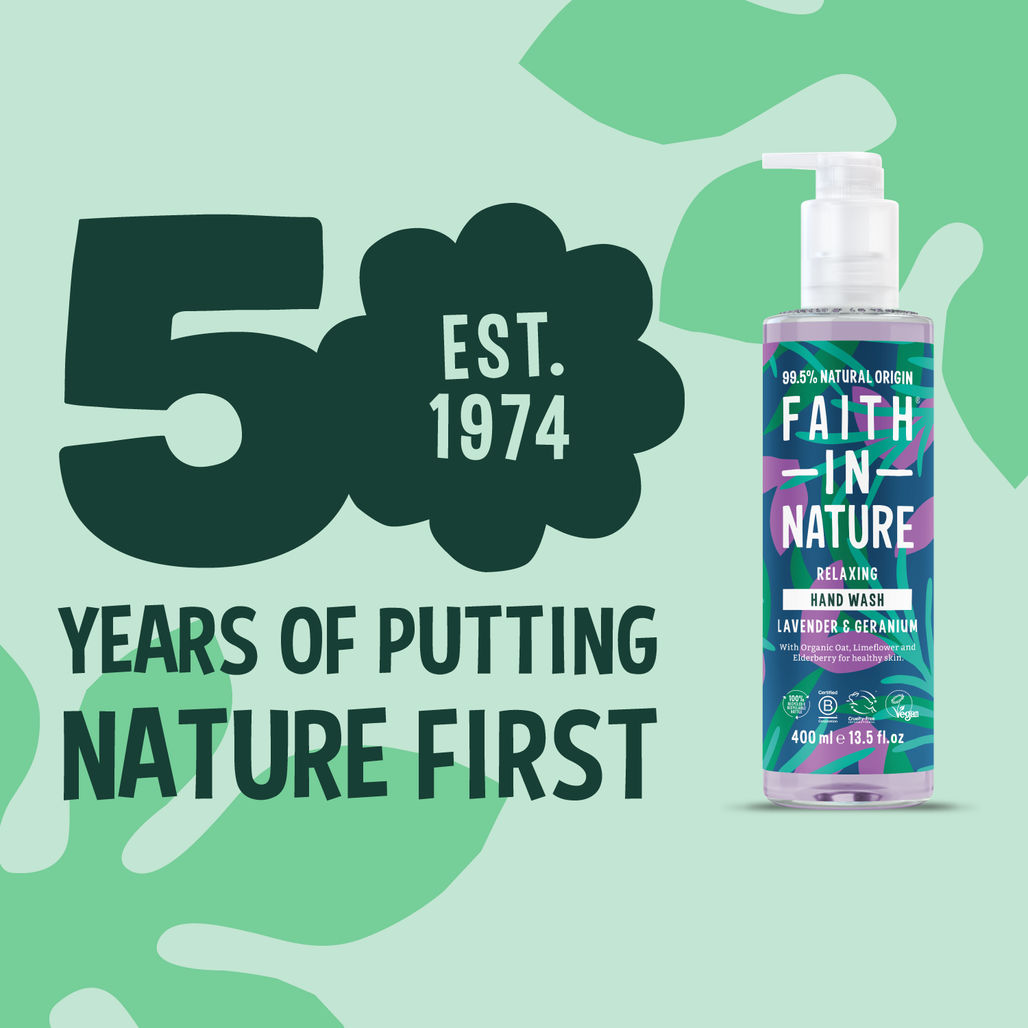 Lavender & Geranium hand wash - 400ml