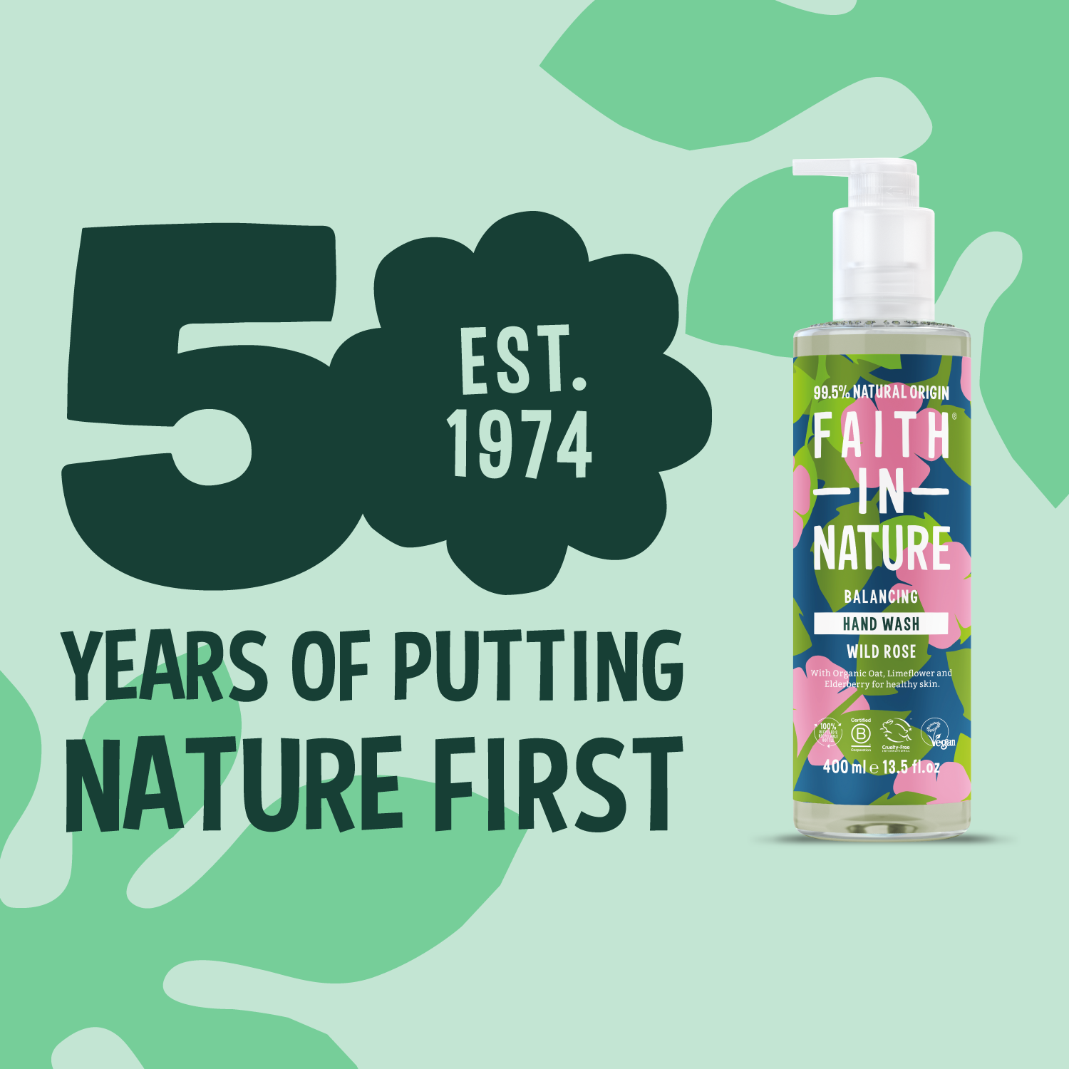 Wild Rose hand wash - 400ml