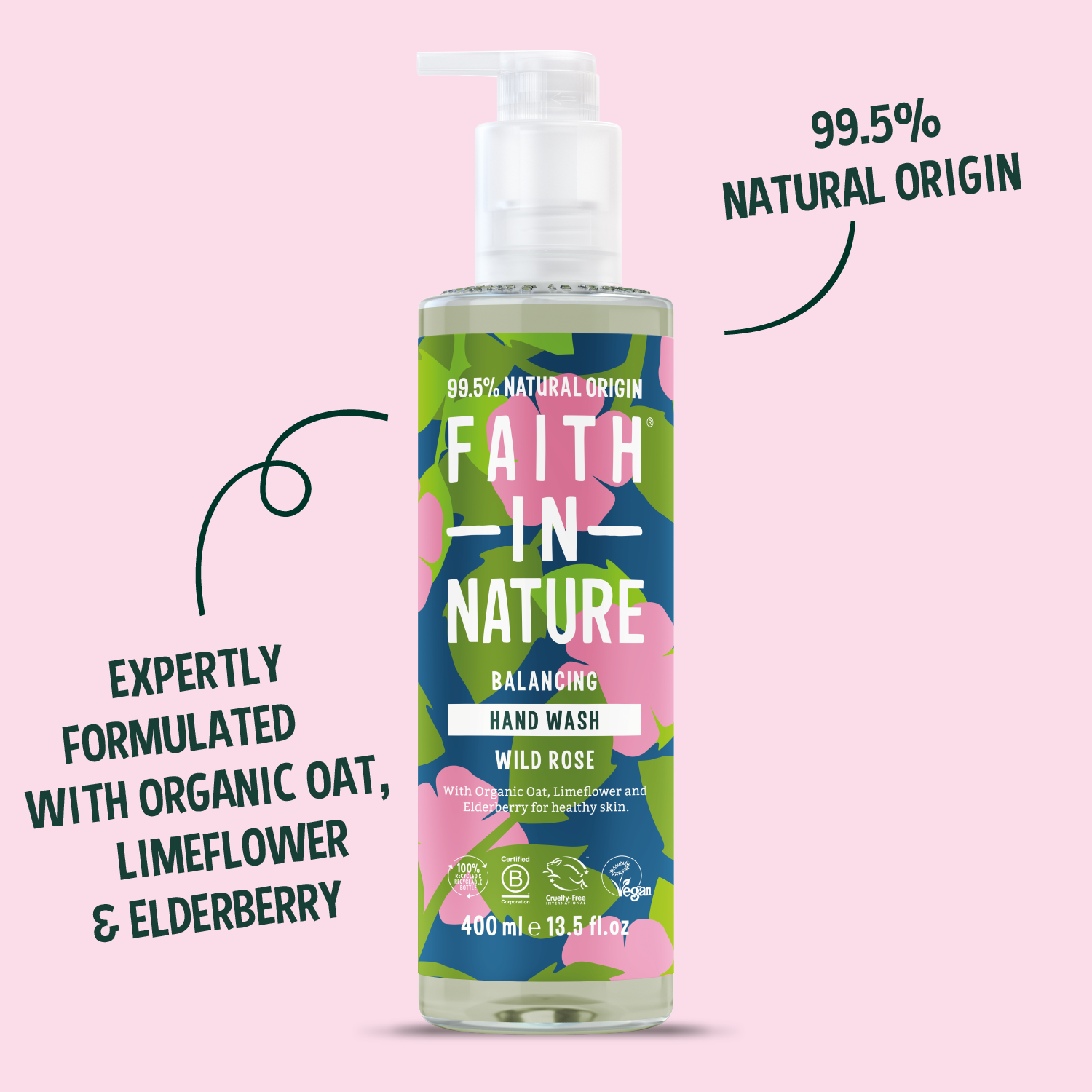 Wild Rose hand wash - 400ml
