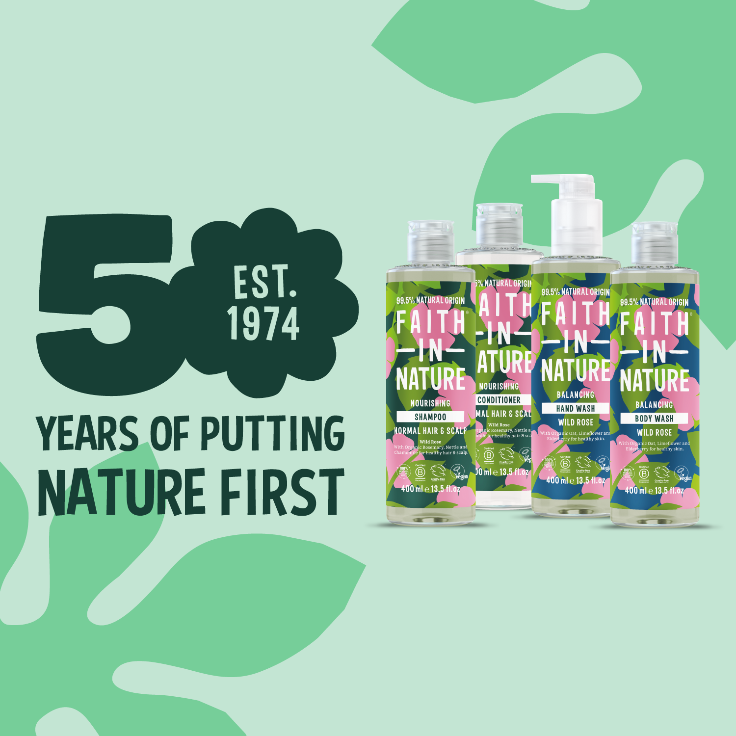 Wild Rose hair & body care bundle