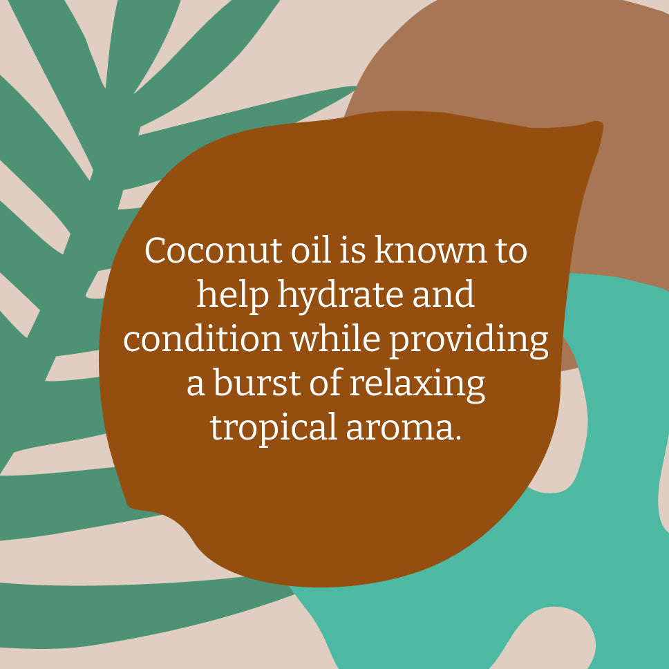 Coconut dry hair care bundle