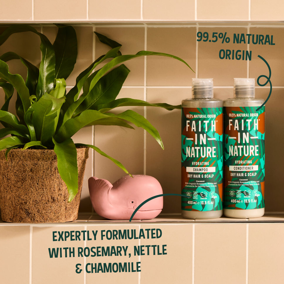 Coconut shampoo & conditioner set